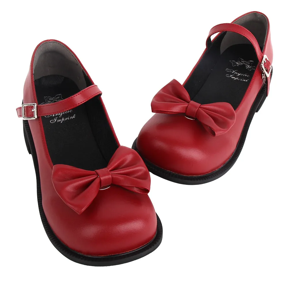 Angelic Imprint~Sweet Lolita Round-tow Lolita Shoes Multicolors