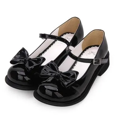 Angelic Imprint~Sweet Lolita Round-tow Lolita Shoes Multicolors