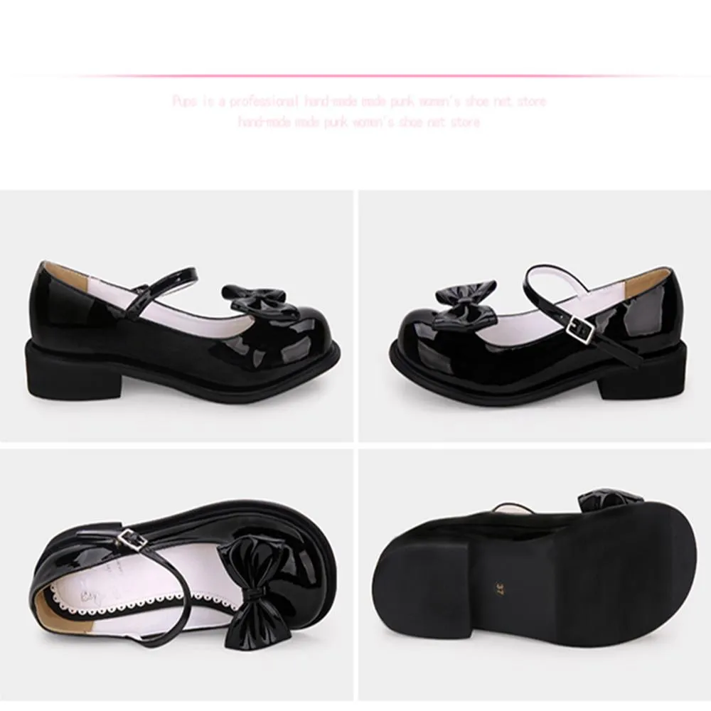 Angelic Imprint~Sweet Lolita Round-tow Lolita Shoes Multicolors