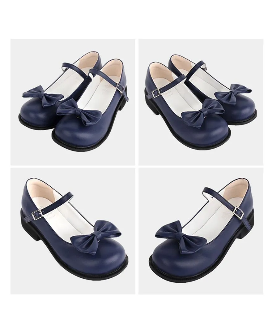 Angelic Imprint~Sweet Lolita Round-tow Lolita Shoes Multicolors