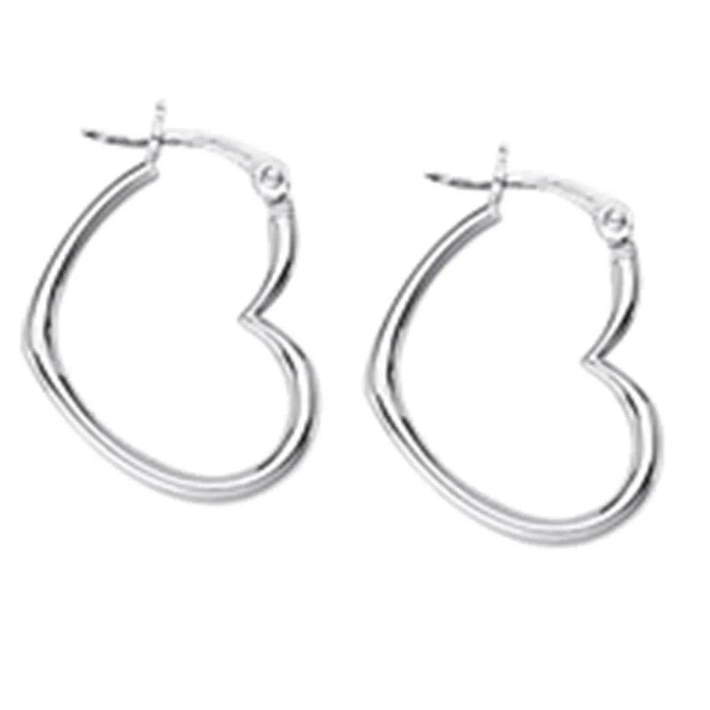 Aura by Martin Binder Heart Hoop Earrings