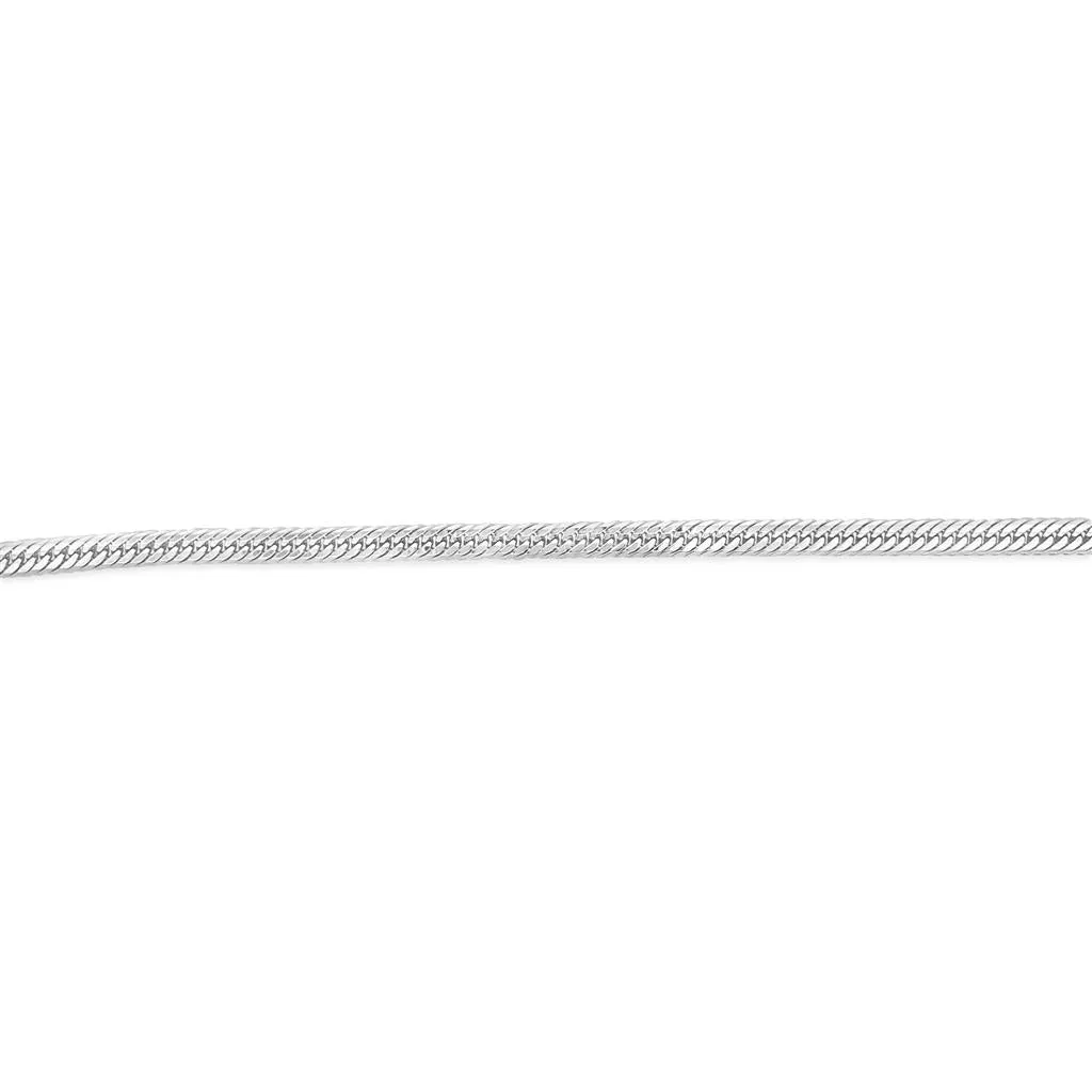 Aura by Martin Binder Platinum 4.3mm 12 Cut Link Chain Bracelet