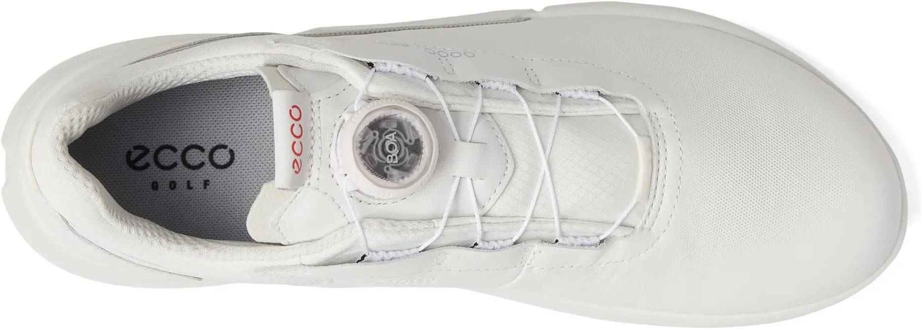 Biom H4 Boa GORE-TEX Waterproof Golf Hybrid Golf Shoes ECCO, White/Concrete Steer Steer Leather/Synthetic