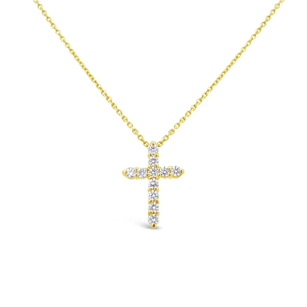 Clara by Martin Binder Diamond Cross Necklace (0.47 ct. tw.)