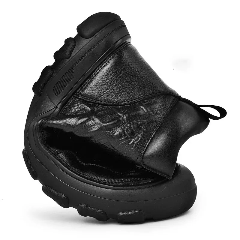 Men's Elegant Lace Up Textured Vegan Leather Shoes  | All-Season Eco-Friendly Materials