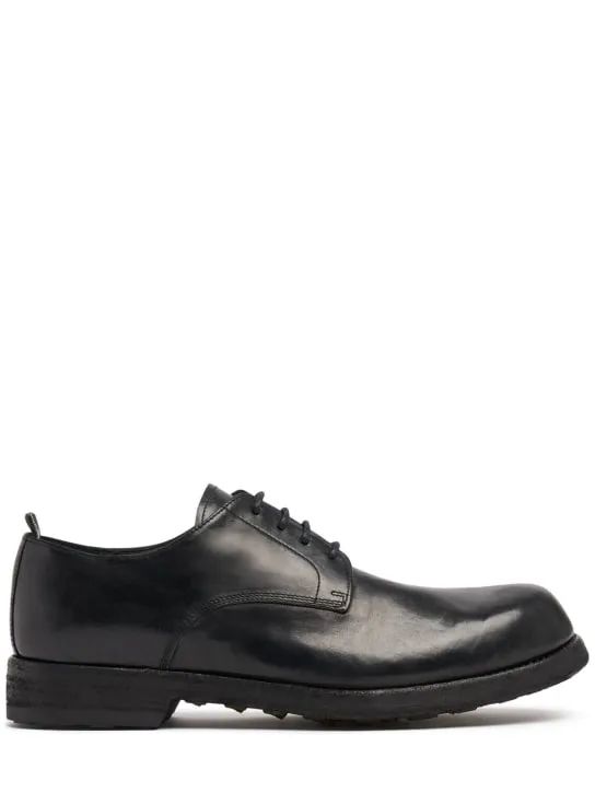 Officine Creative   Bulla leather lace-up shoes 