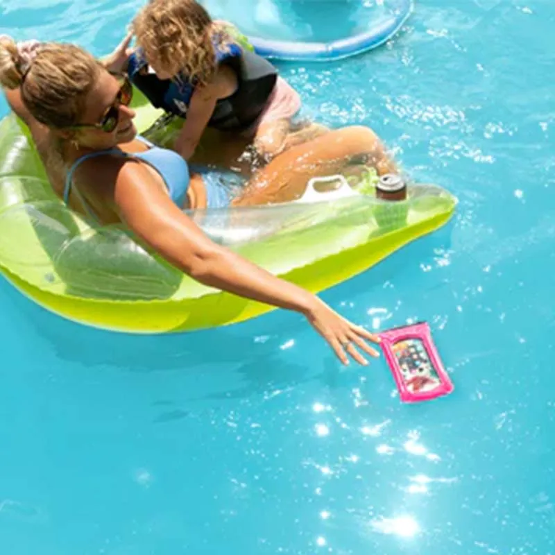 Pink Floating Phone Dry Bag