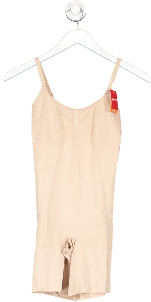 Spanx Nude Oncore Mid Thigh Bodysuit  Uk 12-14 UK 12